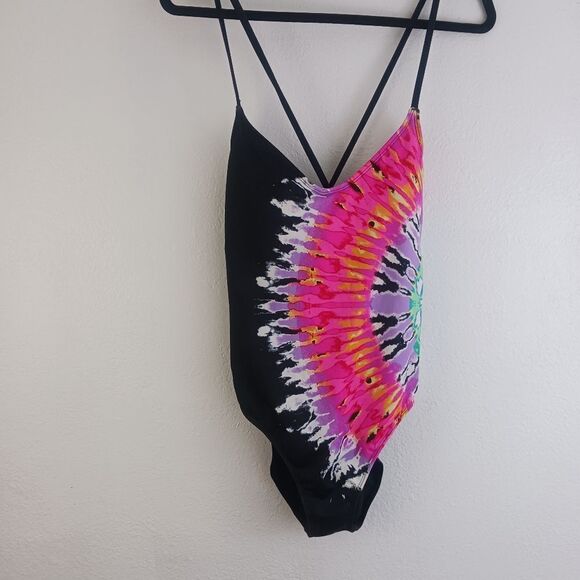 Salt + Care printed one piece swimsuit size L - Picture 1 of 10